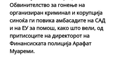 Битката на рекетарите од СДС и обвинителство Битката на рекетарите од СДС и обвинителство